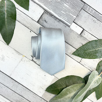 Dusty Blue Wedding Tie Set, 3 of 12