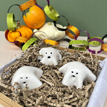 Ceramic Ghost Halloween Decoration, 3 of 6