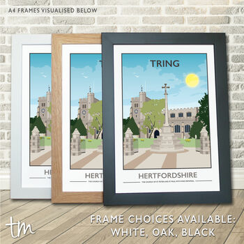 Tring Church And War Memorial, Hertfordshire Print, 2 of 5