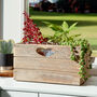 Personalised Wooden Floral Planter, thumbnail 4 of 7