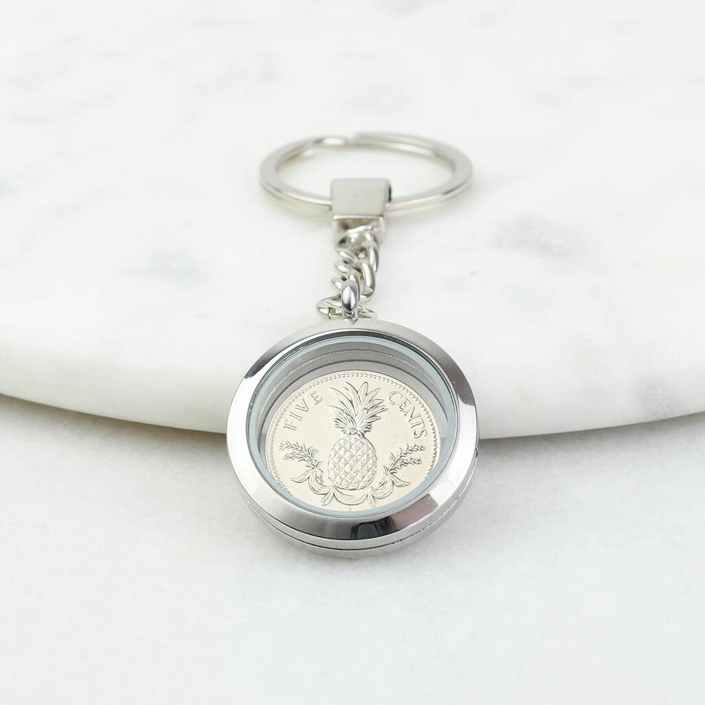 Image of Bahamas Five Cent Coin Keyring