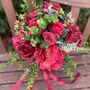 The Ruby Red Rose Bridal Bouquet, thumbnail 1 of 12