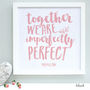 Personalised Valentine Sun, Moon And Stars Framed Print, thumbnail 6 of 11