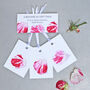 Gift Tags With Rose Petals Illustrations, thumbnail 2 of 3