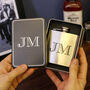 Personalised Initials Hip Flask With Matching Tin, thumbnail 2 of 8