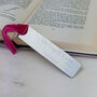 Personalised Engraved Bookmark With Ribbon, thumbnail 1 of 4