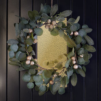 Winter Botanicals Eucalyptus Sparkle Wreath, 5 of 6