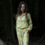 Organic Cotton Can Bouquet Yellow Unisex Pyjama, thumbnail 2 of 7