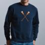 Personalised Christmas Pudding Rowing Jumper, thumbnail 2 of 8