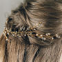 Swarovski Crystal And Pearl Wedding Hair Vine Lily, thumbnail 8 of 11