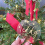 Personalised Nice List Christmas Tree Decoration, thumbnail 2 of 9