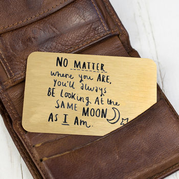 'Same Moon As Me' Long Distance Relationship Card, 3 of 8