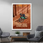 Personalised Mountain Bike Trail Race Poster, thumbnail 5 of 6