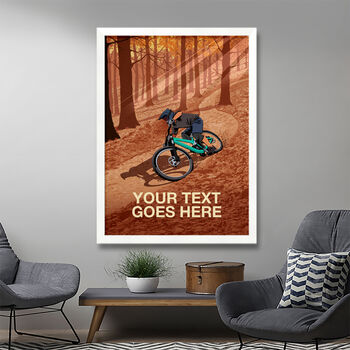 Personalised Mountain Bike Trail Race Poster, 5 of 6