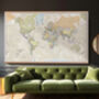 Giant Canvas World Map, thumbnail 1 of 12