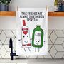 'Together In Spirits' Friendship Tea Towel, thumbnail 4 of 4