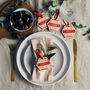 Personalised Nordic Christmas Place Setting, thumbnail 3 of 4