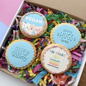 Vegan Birthday Biscuit Box, 3 of 3
