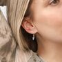 Sterling Silver Acorn Earrings, thumbnail 2 of 6