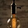 Edison Vintage Light Bulb Lamp Holder On Off Switch E27, thumbnail 3 of 11