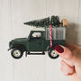 Land Rover Defender With Christmas Tree, thumbnail 1 of 2