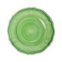 Italian Hand Painted Stoneware Plates Green X Four, thumbnail 1 of 4