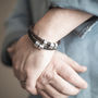 Personalised Silver Mens Bracelet, thumbnail 3 of 12