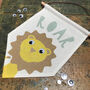 Childrens Googly Eyed Lion Pennant Flag, thumbnail 2 of 3