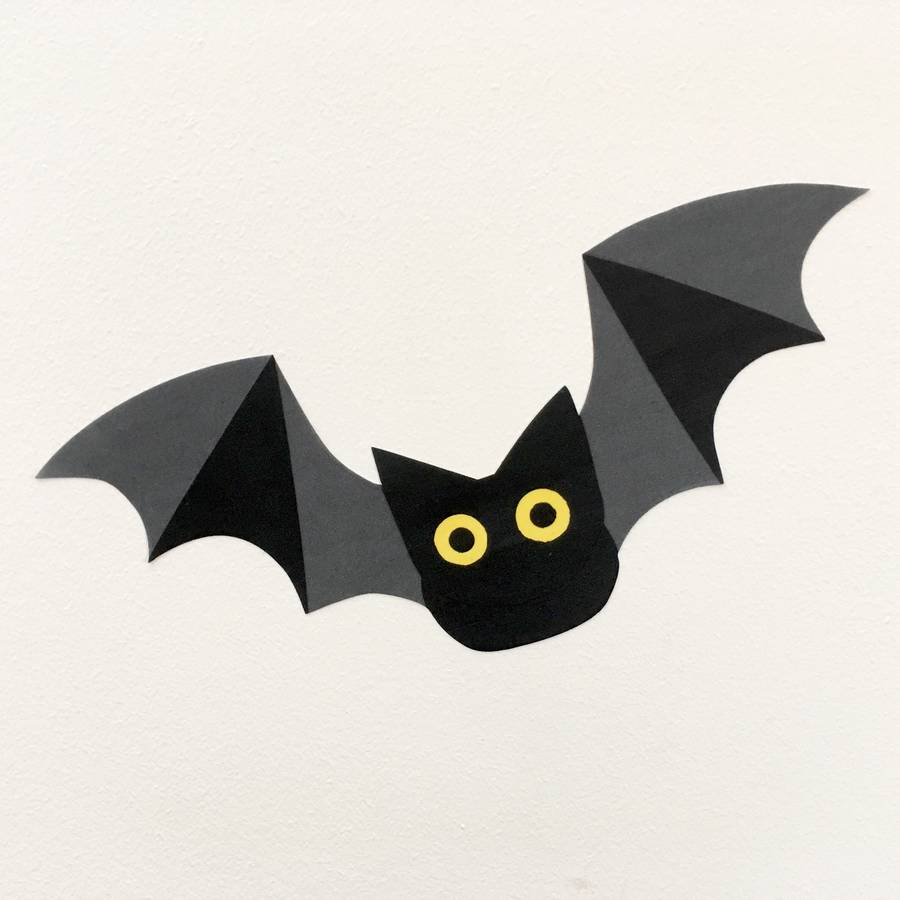 bat fabric wall stickers by chameleon and co