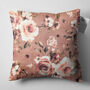 Rose Themed Brown Soft Cushion Cover, thumbnail 5 of 7