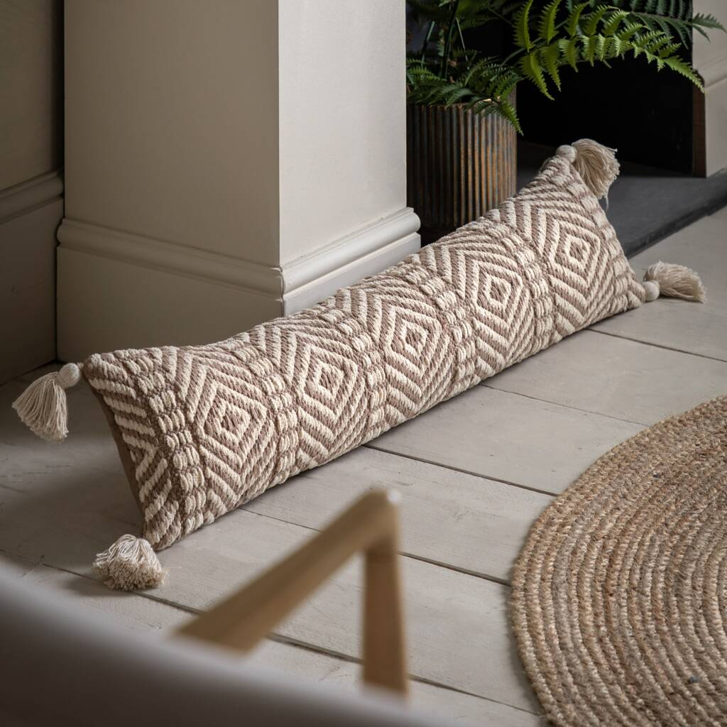 Thea Woven Draught Excluder Cream, 1 of 4