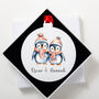 Personalised Penguin Christmas Tree Decoration, thumbnail 3 of 8