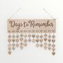 Natural Wood ‘Days To Remember’ Wall Calendar, A Perfect Gift, thumbnail 4 of 11