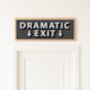 Dramatic Exit Framed Hallway Print, thumbnail 7 of 10