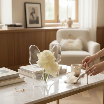 Belle Butterfly Acrylic Vase, 2 of 12