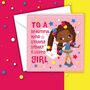 Be You Black Girls Birthday Card, thumbnail 1 of 5