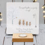 Personalised Pebble Family Christmas T Light Holder, thumbnail 1 of 3