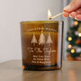Personalised Christmas Candle For Friends, thumbnail 3 of 4