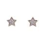 9ct Gold Diamond Star Stud Earrings, thumbnail 2 of 6