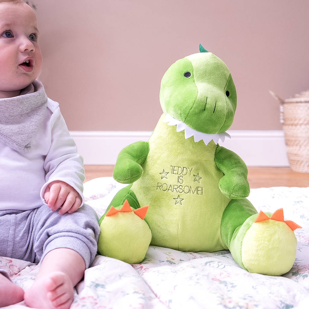 Personalised Dinosaur Childrens Soft Toy, 1 of 5