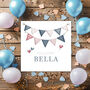 Personalised Bunting Birthday Card: Any Age Or Recipient, thumbnail 2 of 3