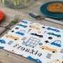 Transport Personalised Placemat, thumbnail 7 of 8