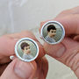 Personalised Photo Silver Cufflinks, thumbnail 1 of 5