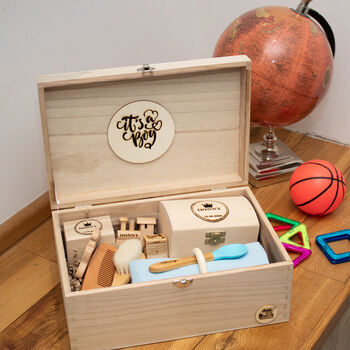 Luxury Personalised Keepsake Baby Gift Box, 7 of 12