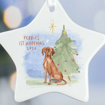 Dog Christmas Tree Decoration Personalised, 4 of 8