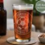 Football Pint Glass, thumbnail 3 of 5