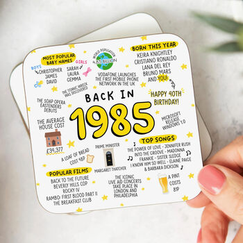 'Back In 1985' 40th Birthday Mug, 4 of 4