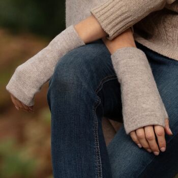 Cashmere Chunky Wrist Warmers, 10 of 12