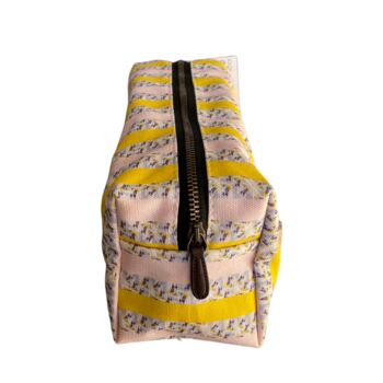 Pink And Yellow Candy Stripe Pouch, 2 of 4