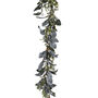 Frosted Laurel And Mistletoe Christmas Garland, thumbnail 1 of 2